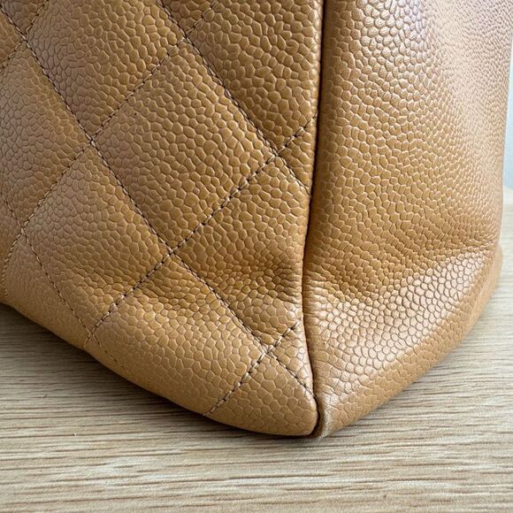 Chanel Grand Shopping Tote Caviar Beige - Picture 13 of 16
